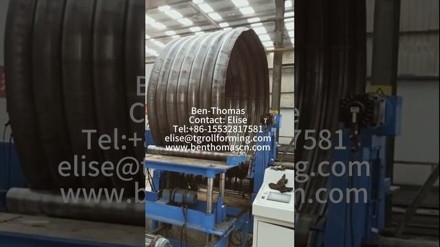 Станок-вальцы для гибки гофрированных арочных конструкций | линия производства гофрированных труб смотреть онлайн