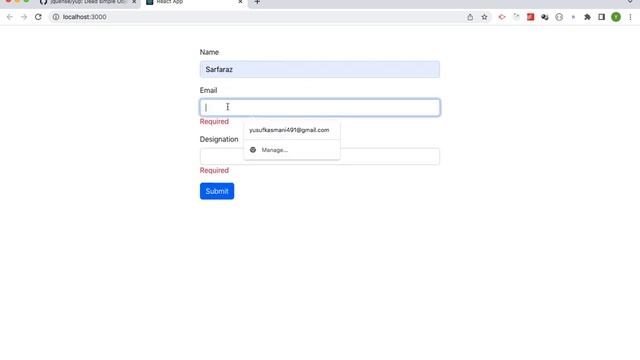 09 lecture schema validation with yup - React Formik Yup हिंदी में смотреть онлайн
