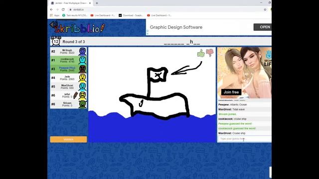 Who can Draw the Best? | Skribbl.io (Online) - LIVE смотреть онлайн