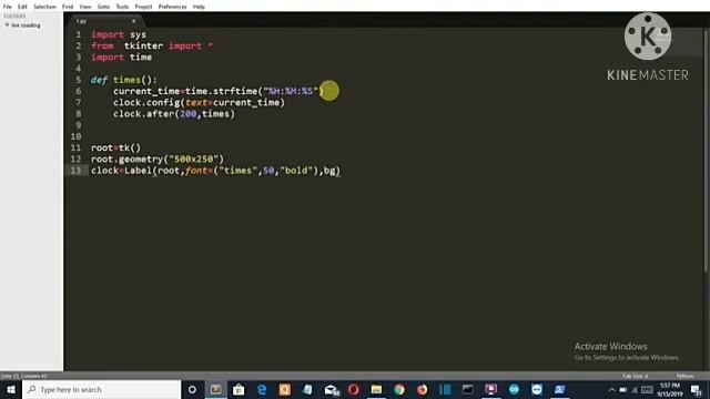 python program - Digital clock |how to make digital clock use python | 2020 смотреть онлайн