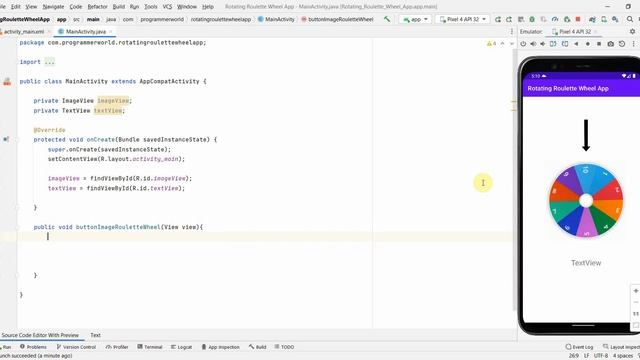 How to design rotating roulette wheel in your Android App? смотреть онлайн