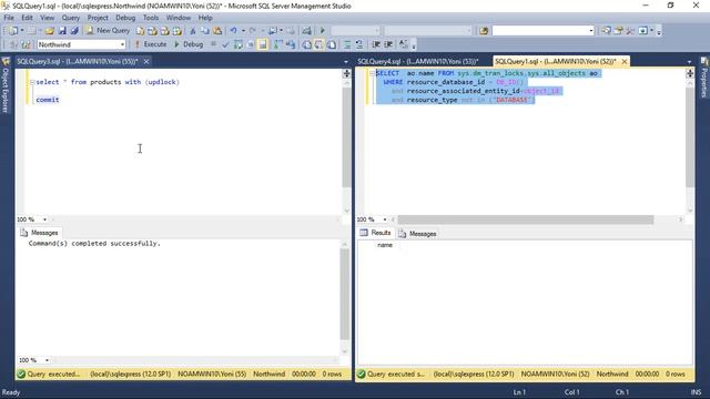 Transactions and locking in SQL Server and Oracle (or any sql database) смотреть онлайн