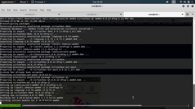 Install Virtual Box in Kali Linux 2019 смотреть онлайн