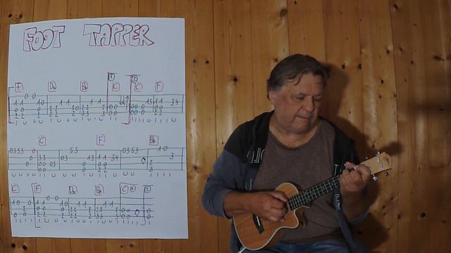 UKULELE Lesson # 544: FOOT TAPPER (Main Theme/The Shadows) смотреть онлайн