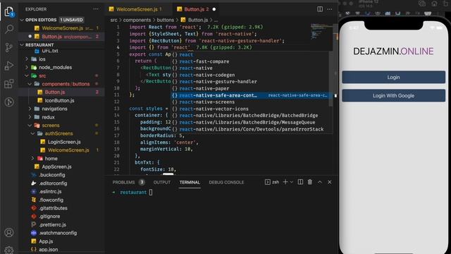 React Native authentication Login and Register with validation (tutorial for beginners) смотреть онлайн