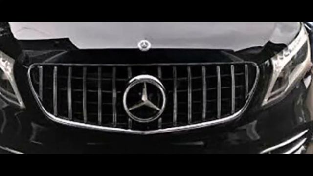 MERCEDES VITO W447 2014+ GRIGLIA ANTERIORE MASCHERINA PROFILI SATINATI INSTALLAZIONE