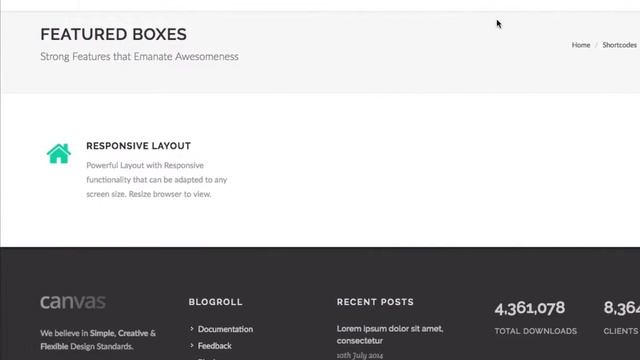 Featured Boxes Setup | Canvas HTML смотреть онлайн