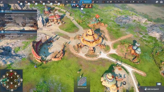 The Settlers: New Allies Release Day Skirmish, 2v2: Players Vs AI