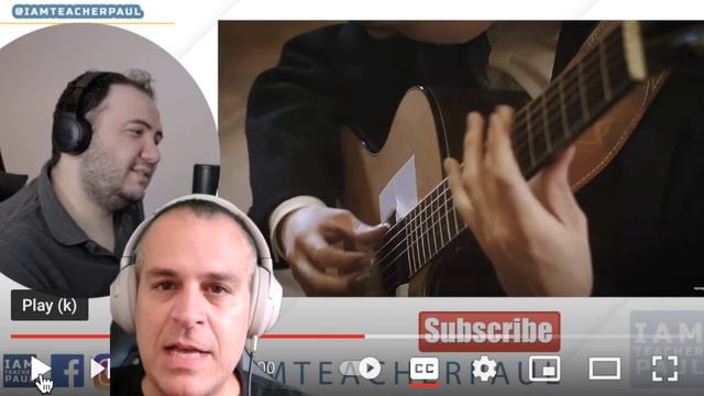 HE HAS HIS OWN SOUND! Marcin - Chopin Nocturne on Guitar (Op. 9 No. 2). MY REACTION TO PAUL смотреть онлайн