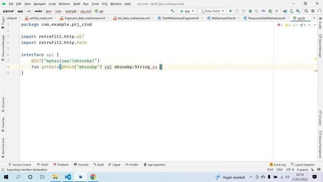 Restfull API Kotlin Retrofit Dengan Codeigniter 4- DB MySQL | Part 2 - Select and Searching Data смотреть онлайн
