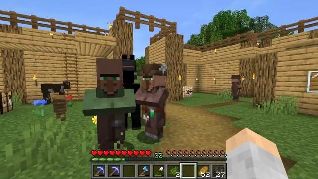 HOW TO BREED VILLAGERS IN MINECRAFT! 1.14.4 смотреть онлайн