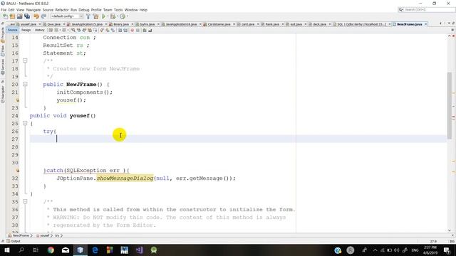 How to connect a program GUI with Database on netBeans смотреть онлайн