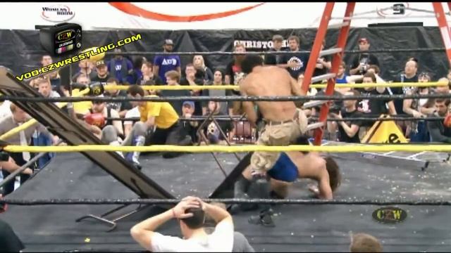CZW Cage of Death XV: CZW Wired Title Match - Alex Colon (c) vs. Shane Strickland смотреть онлайн