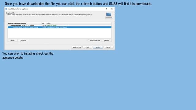 GNS3 2.2.7 - How to add an Ubuntu 18 04 LTS server for Network Automation смотреть онлайн
