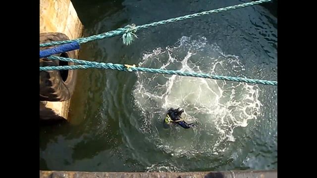 Осмотр судна водолазами смотреть онлайн