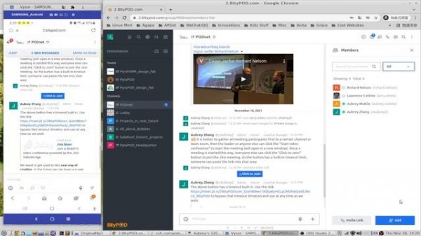 How to use RocketChat installed on 2.BityPOD.com to join a channel & start a Jitsi video conference