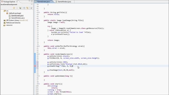 Java Game Development - ep.7- FPS counter, YEAH! смотреть онлайн