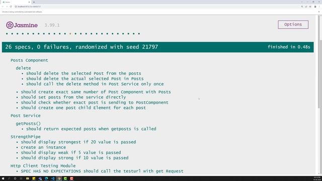 32. Import Http Client Testing Module and make Test call with the HttpClient - Angular Unit testing смотреть онлайн
