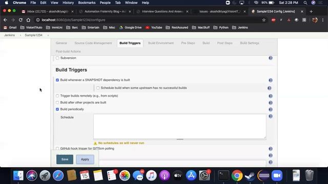 Jenkins Job Set Up for Cucumber Framework Execution смотреть онлайн