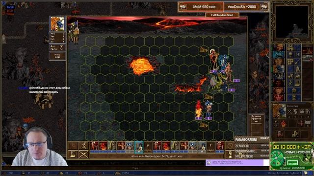 Отстроили дъяволов. Full random start. VooDooSh vs Master_of__Mind 09.01.2022. Герои 3. HOTA:JC. смотреть онлайн