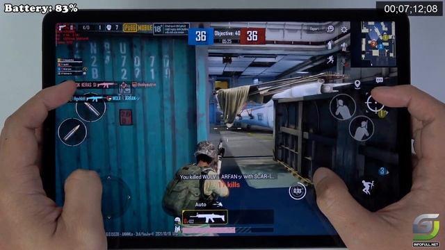 Xiaomi Pad 5 test game PUBG Max Setting | 120Hz Display, Snapdragon 860 смотреть онлайн