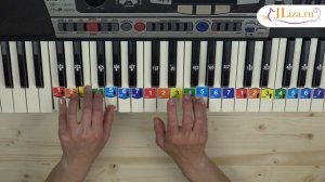 Как играть Два веселых гуся на пианино. Ноты цифрами