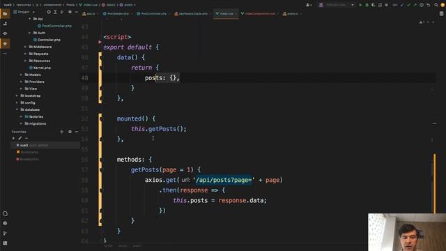 Laravel Vue Pagination: Composition API Example смотреть онлайн