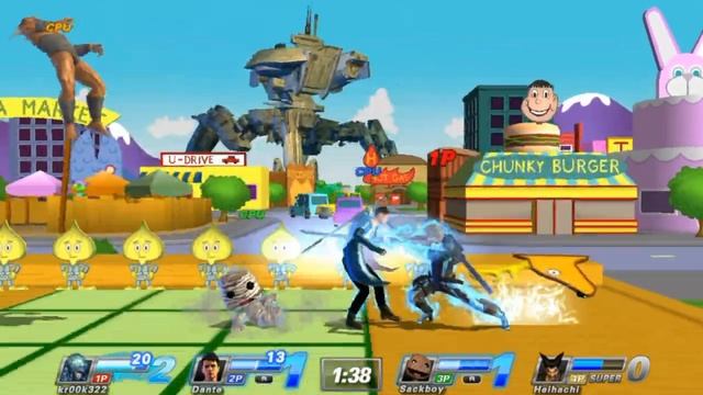 PS Vita - Playstation All-Stars Battle Royale - Raiden Gameplay смотреть онлайн