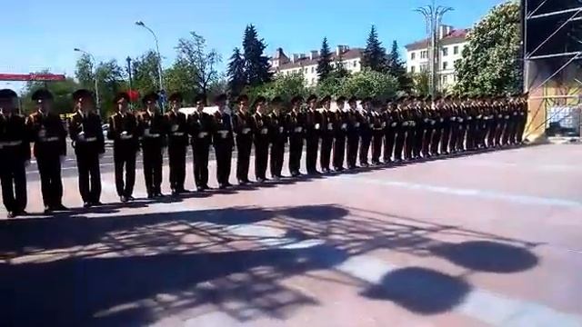 Возложение цветов и венков к монументу Победы в Минске 09.05.2018 смотреть онлайн