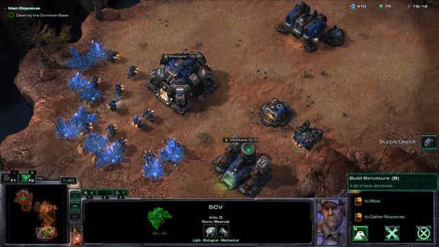 StarCraft II: Wings of Liberty - Mission 2: The Outlaws смотреть онлайн