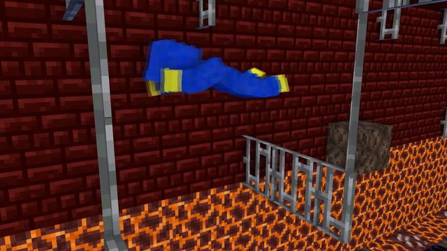 Huggy Wuggy Passes Infernal Parkour to Save the Princess from Slavery | Minecraft Animation #5 смотреть онлайн