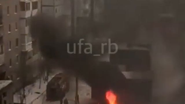 Город Октябрьский горит автомобиль смотреть онлайн