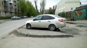 Гранта Лифтбек - Тюнинг ? 5 замена задних пружин на ➖ 50.