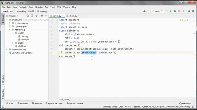 Minimal Client/Server Python Chat w/ Sockets, Threading, & JSON смотреть онлайн