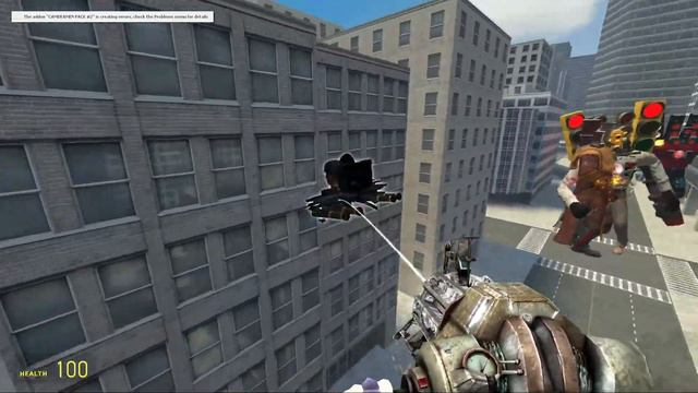 CLOCKMAN TITAN VS SKIBIDI TOILETS in Garry's Mod! смотреть онлайн