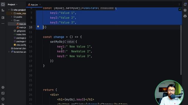 useState Immutable Object নিয়ে কাজ করা পার্ট ৩২ | React Tutorial Bangla | Rabbil Hasan смотреть онлайн