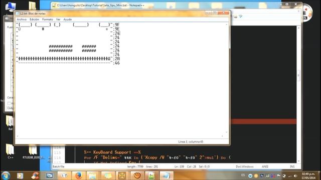Batch Tutorial: How to make a 'pure' batch game with colours смотреть онлайн