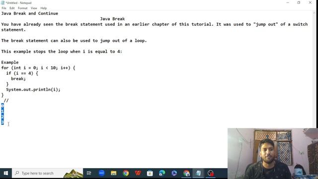 Break & Continue in Java |CodeTechWith Vivek | CDAC | смотреть онлайн