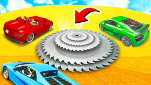 БЕЗУМНЫЙ СПУСК БЕЗ ТОРМОЗОВ В ДРОБИЛКУ В ГТА 5 МОДЫ! ЭКСПЕРИМЕНТ ОБЗОР МОДА GTA 5 MODS ОНЛАЙН ИГРЫ