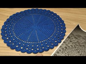 Салфетка крючком для начинающих