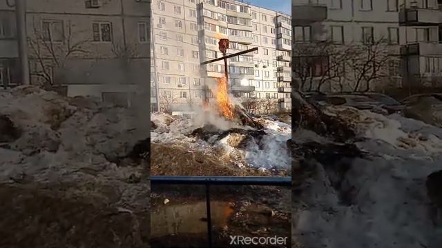 (поздно) Масленица мини влог П.Биокомбинат 06.03.2022 смотреть онлайн