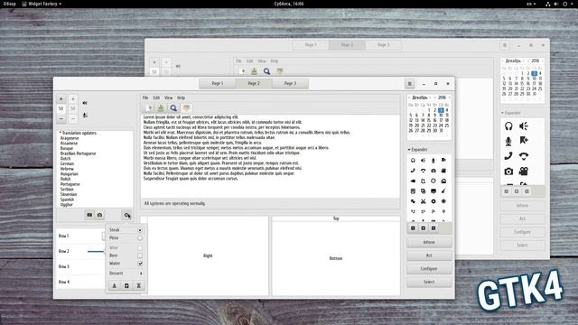 1 minute with GTK4 (3.89.1) - 60fps смотреть онлайн