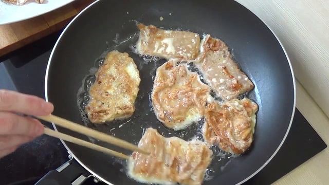Корейская кухня: Кимчи чон (김치전), кимчи пучимгэ (김치부침개) или оладьи из кимчи. смотреть онлайн