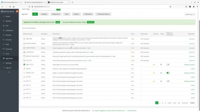 aaPanel - Um PAINEL Completo para Gerenciar sua Hospedagem Cloud na Digital Ocean смотреть онлайн