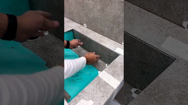 Раковина из керамогранита готова #плитка #ремонт смотреть онлайн