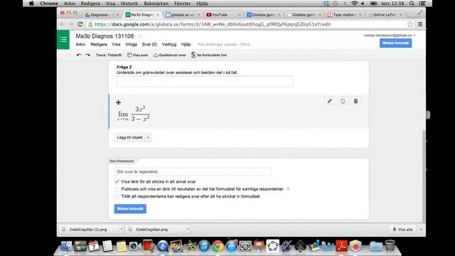 IKT: Matematikdiagnoser i Googleformulär (Ny version) смотреть онлайн