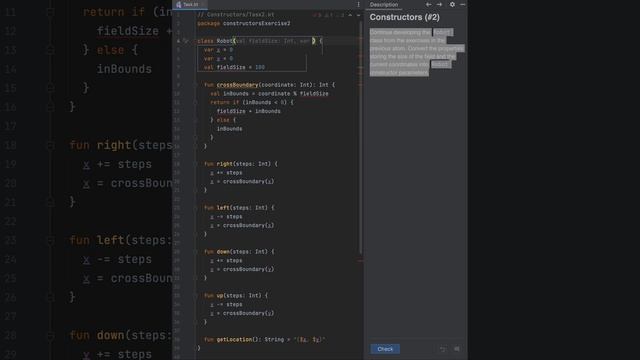 Kotlin - Robot Part 3 Constructors смотреть онлайн