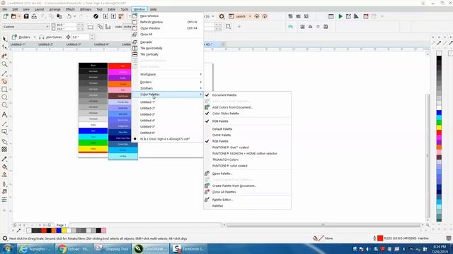 Corel Draw Tips & Tricks print out all the RGB Colors with names of Colors смотреть онлайн