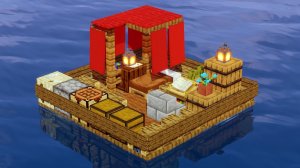 КАК ПОСТРОИТЬ ПЛОТ В МАЙНКРАФТЕ!