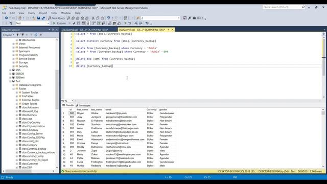 34 How do I DELETE data from SQL table смотреть онлайн